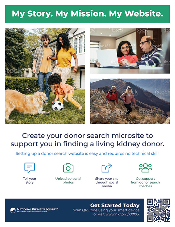 Microsite Sign-up poster